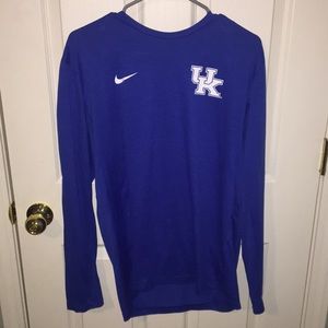 University of Kentucky blue long sleeve Nike tee